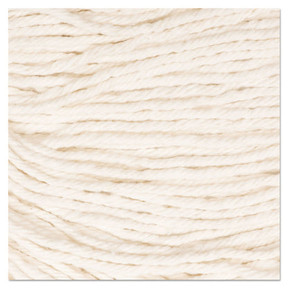 Boardwalk Super Loop Wet Mop Head, Cotton/Synthetic Fiber, 5" Headband, Large Size, White