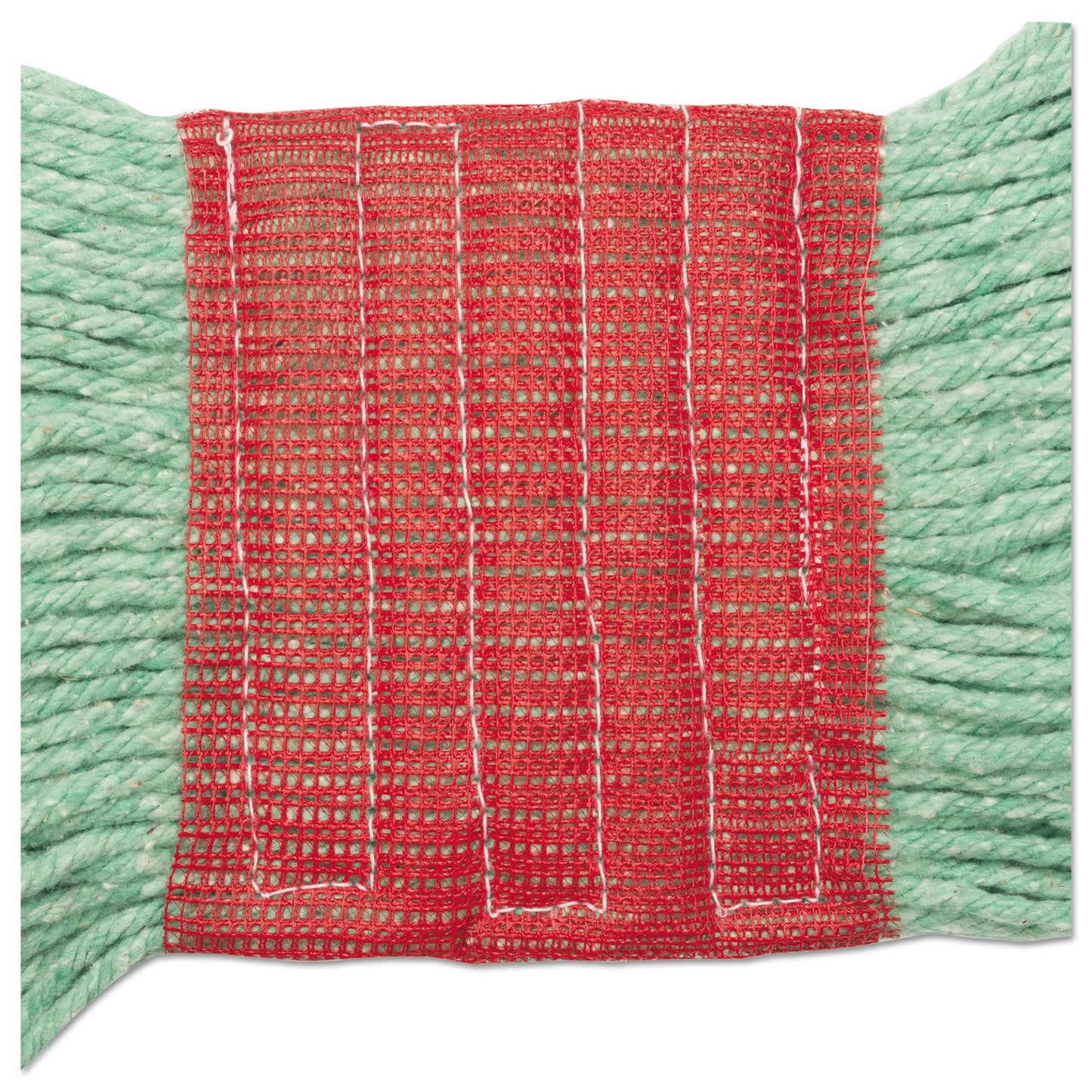 Boardwalk Super Loop Wet Mop Head, Cotton/Synthetic Fiber, 5" Headband, Large Size, Green