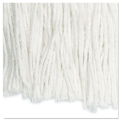 Boardwalk Cut-End Wet Mop Head, Rayon, No. 24, White