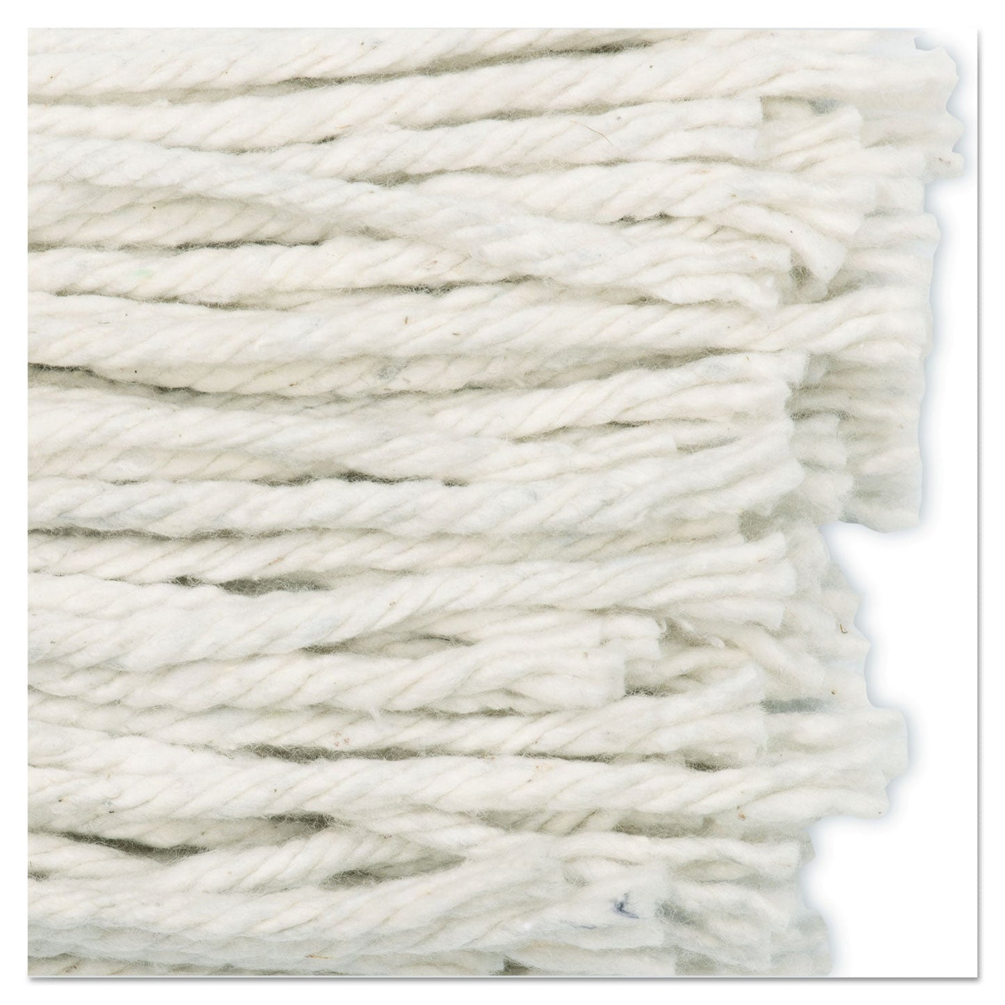 Boardwalk Cut-End Wet Mop Head, Cotton, No. 16 Size, White