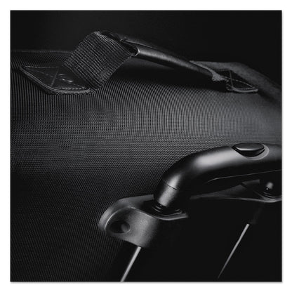 Solo Classic Rolling Overnighter Case, Fits Devices Up to 15.6", Ballistic Polyester, 16.14 x 6.69 x 13.78, Black