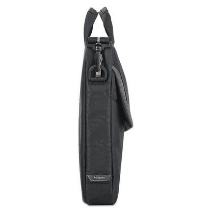 Solo Pro Slim Brief, Fits Devices Up to 16", Polyester, 15.5 x 2 x 11.5, Black