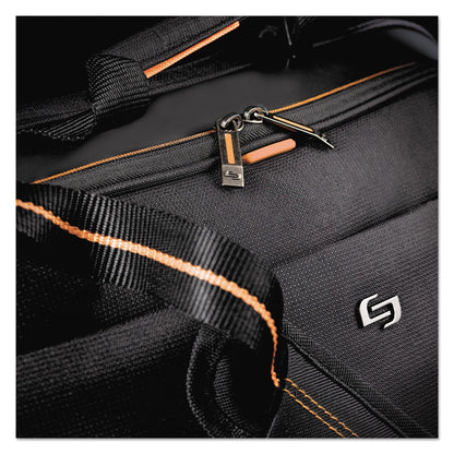 Solo Urban Ultra Multicase, Fits Devices Up to 17.3", Polyester, 17 x 4 x 12.25, Black