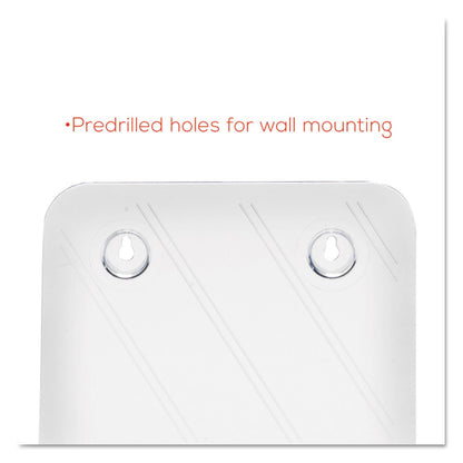 deflecto DocuHolder for Countertop/Wall-Mount, Magazine, 9.25w x 3.75d x 10.75h, Clear