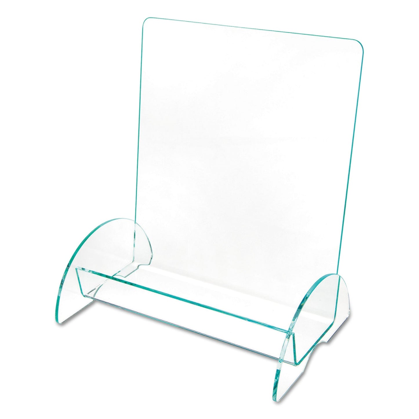 deflecto Euro-Style DocuHolder, Magazine Size, 9.81w x 6.31d x11h, Green Tinted
