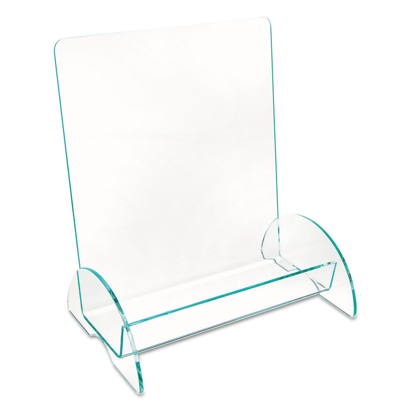 deflecto Euro-Style DocuHolder, Magazine Size, 9.81w x 6.31d x11h, Green Tinted