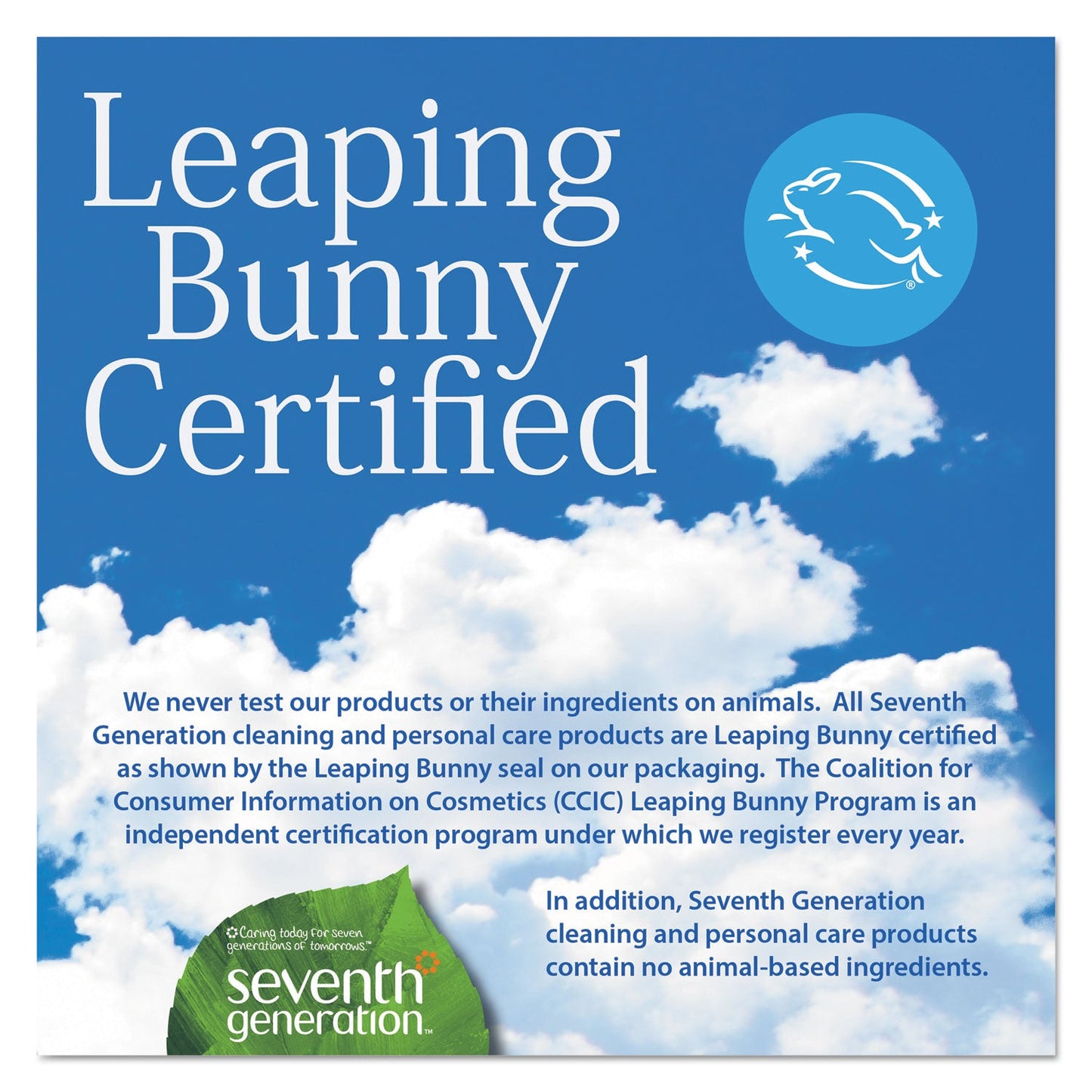 Seventh Generation Free and Clear Baby Wipes, 7 x 7, Unscented, White, 64/Flip-Top Pack