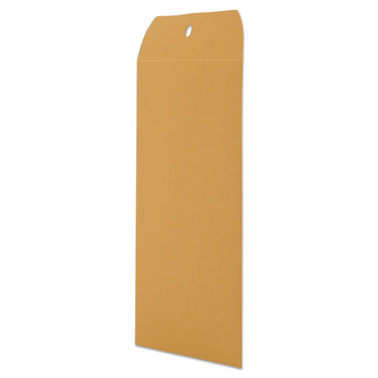 Universal Kraft Clasp Envelope, #55, Square Flap, Clasp/Gummed Closure, 6 x 9, Brown Kraft, 100/Box