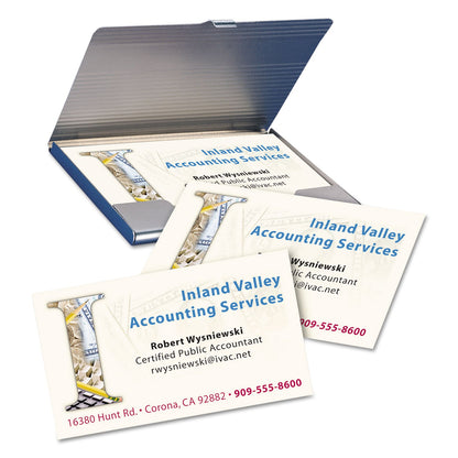 Avery Printable Microperforated Business Cards w/Sure Feed Technology, Inkjet, 2 x 3.5, Ivory, 250 Cards, 10/Sheet, 25 Sheets/Pack