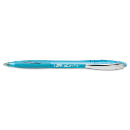 BIC GLIDE Ballpoint Pen, Retractable, Medium 1 mm, Assorted Ink and Barrel Colors, 4/Pack