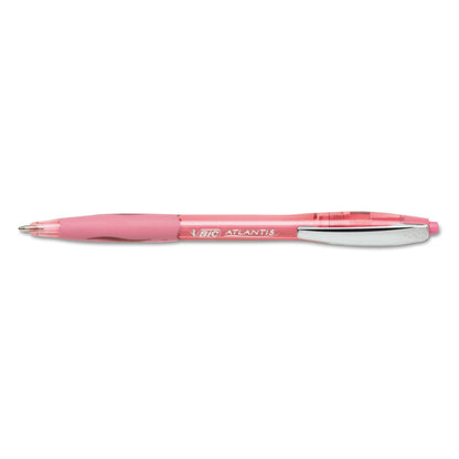 BIC GLIDE Ballpoint Pen, Retractable, Medium 1 mm, Assorted Ink and Barrel Colors, 4/Pack