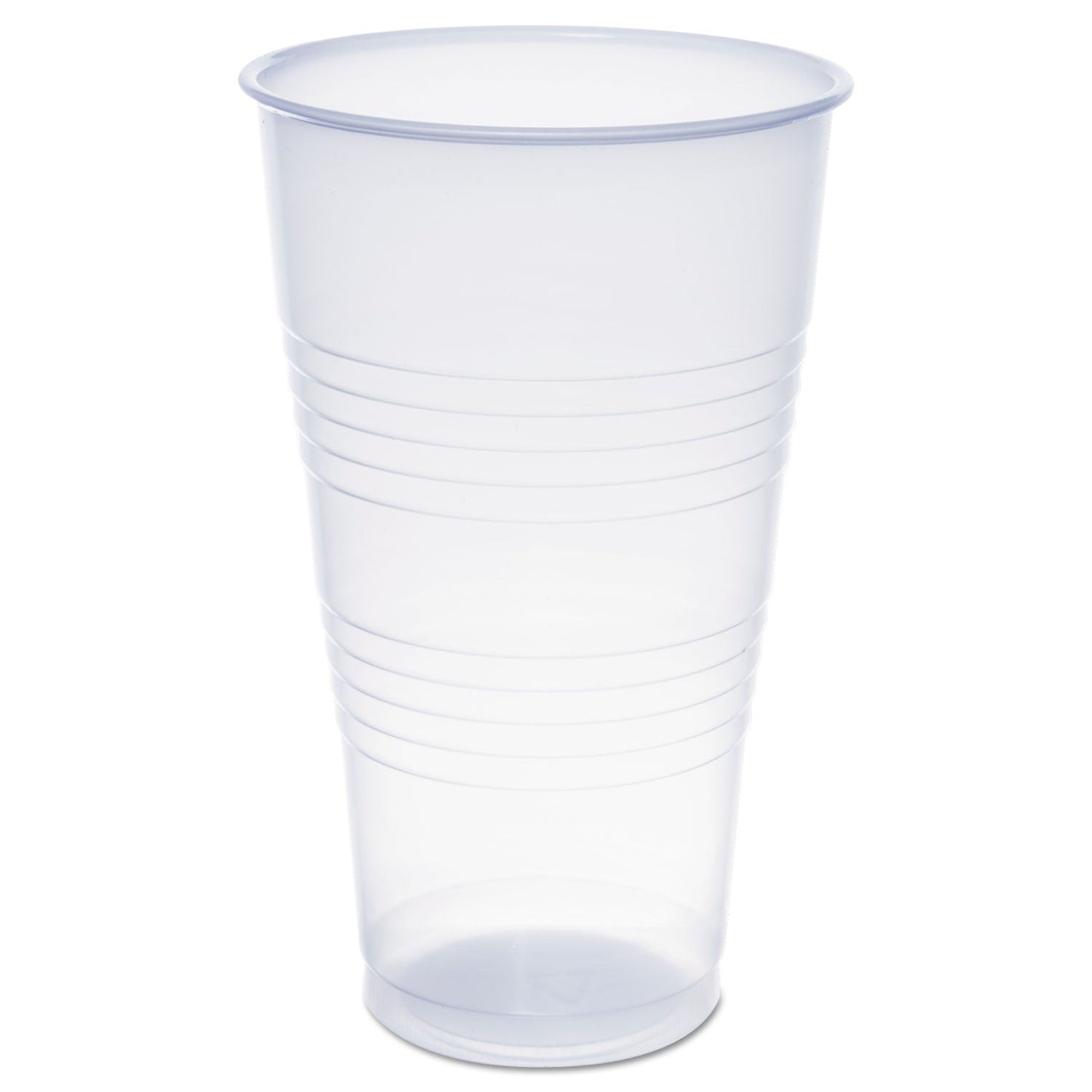 Dart High-Impact Polystyrene Tall Cold Cups, 24 oz, Translucent, Cold, 1,000/Carton