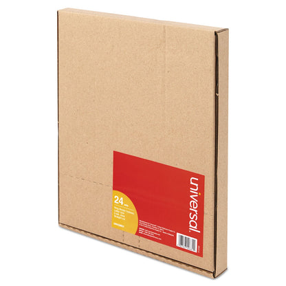 Universal Insertable Tab Index, 5-Tab, 11 x 8.5, Buff, Clear Tabs, 24 Sets