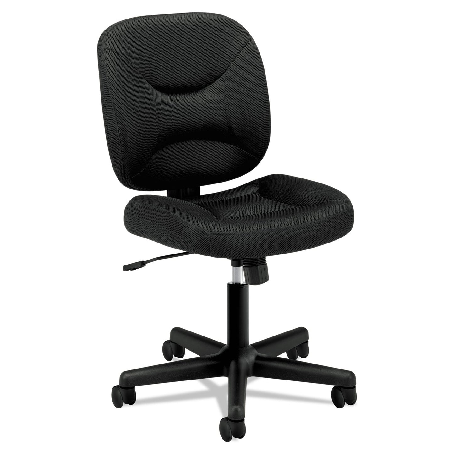 HON VL210 Low-Back Task Chair, Supports Up to 250 lb, 17" to 20.5" Seat Height, Black