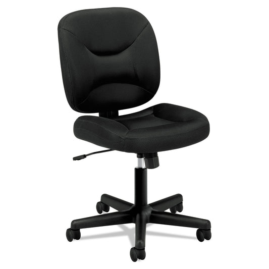 HON VL210 Low-Back Task Chair, Supports Up to 250 lb, 17" to 20.5" Seat Height, Black
