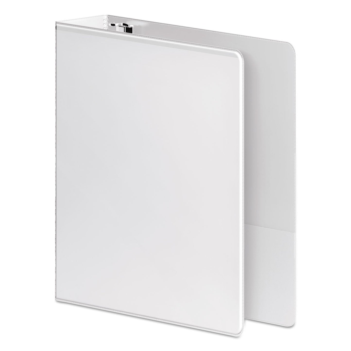 Wilson Jones Heavy-Duty Round Ring View Binder with Extra-Durable Hinge, 3 Rings, 2" Capacity, 11 x 8.5, White