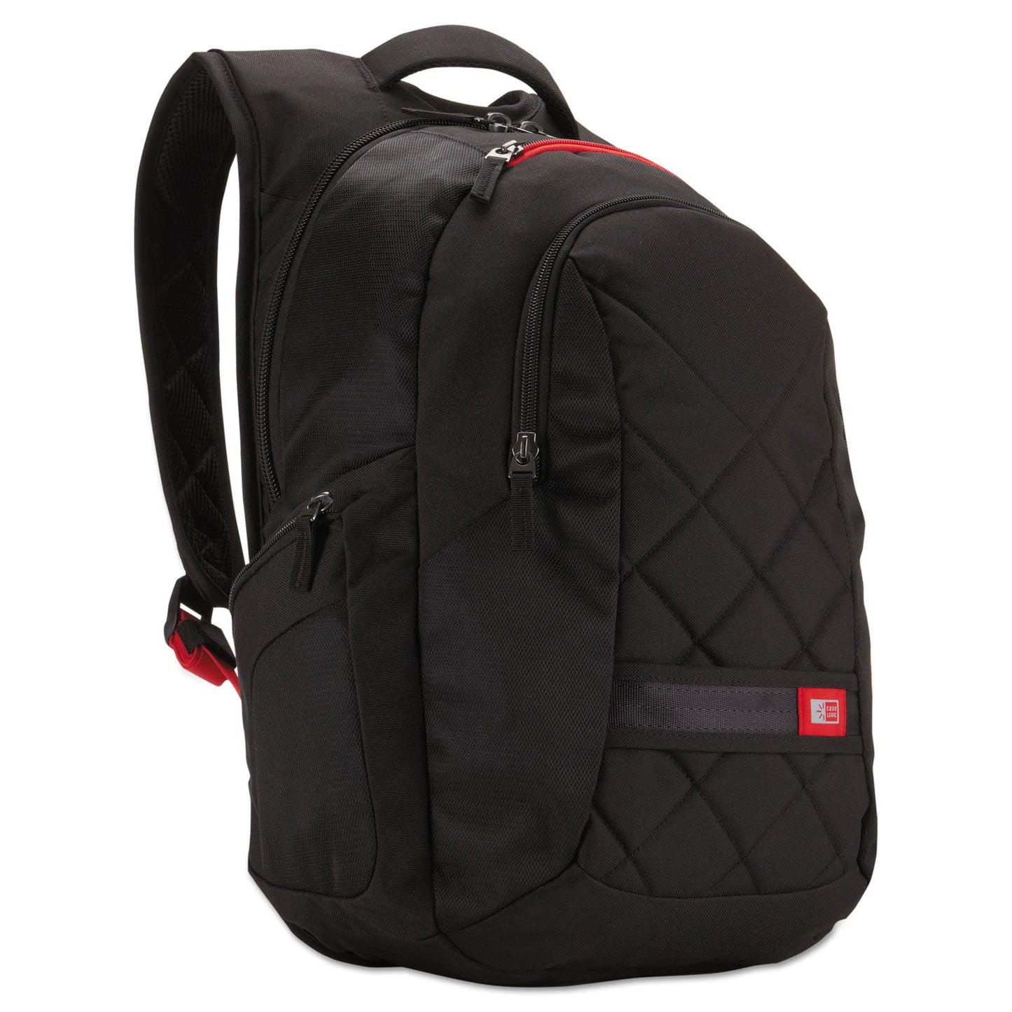 Case Logic 16" Laptop Backpack, Fits Devices Up to 16", Polyester, 9.5 x 14 x 16.75, Black