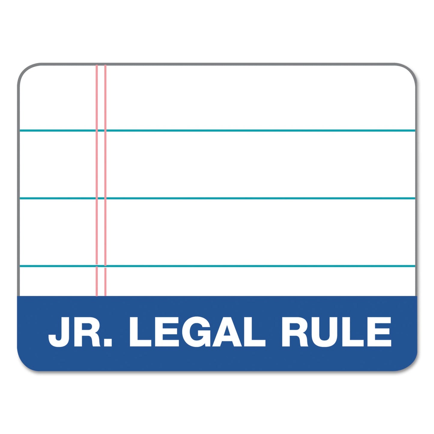 TOPS Docket Ruled Perforated Pads, Narrow Rule, 50 White 5 x 8 Sheets, 6/Pack