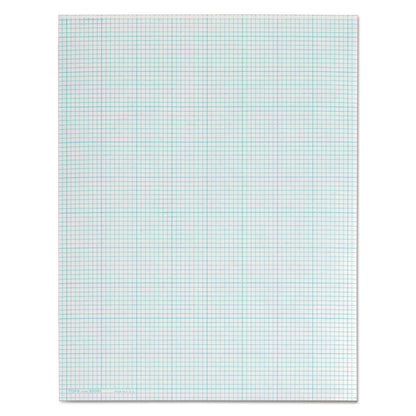 TOPS Cross Section Pads, Cross-Section Quadrille Rule (8 sq/in, 1 sq/in), 50 White 8.5 x 11 Sheets