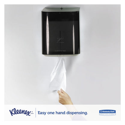 Kleenex Premiere Center-Pull Towels, Perforated, 1-Ply, 8 x 15, White, 250/Roll, 4 Rolls/Carton