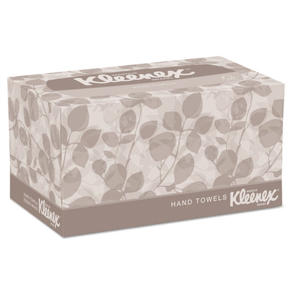 Kleenex Hand Towels, Pop-Up Box, Cloth, 1-Ply, 9 x 10.5, White, 120/Box, 18 Boxes/Carton
