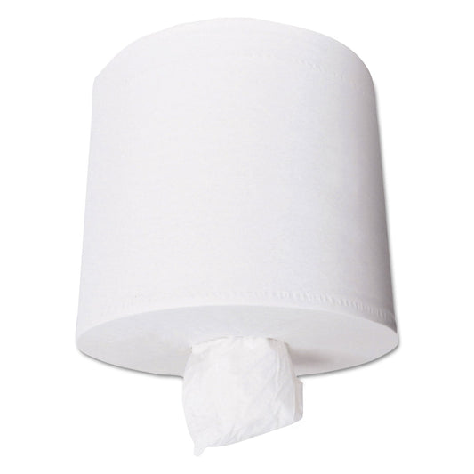 Kleenex Premiere Center-Pull Towels, Perforated, 1-Ply, 8 x 15, White, 250/Roll, 4 Rolls/Carton
