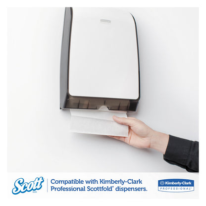 Scott Pro Scottfold Towels, 7.8 x 12.4, White, 175 Towels/Pack, 25 Packs/Carton