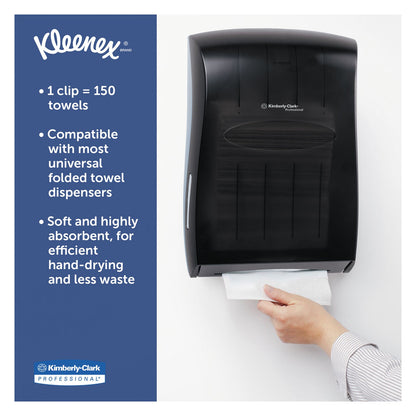Kleenex Multi-Fold Paper Towels, 4 Pack Bundles, 9.2 x 9.4, White, 150/Pack, 16/Carton