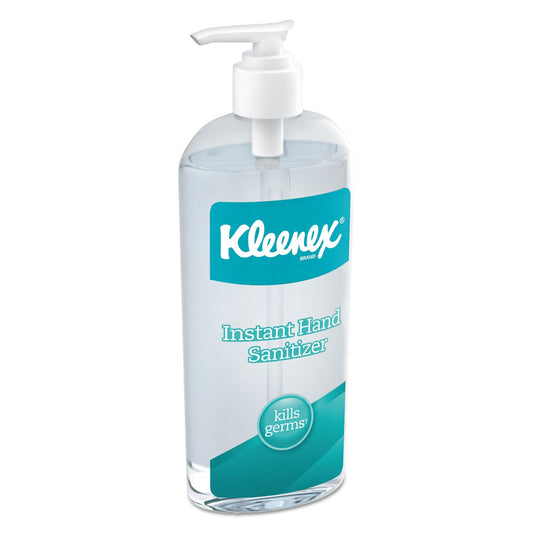 Kleenex Instant Liquid Hand Sanitizer, 8 oz, Pump Bottle, Sweet Citrus Scent, 12/Carton