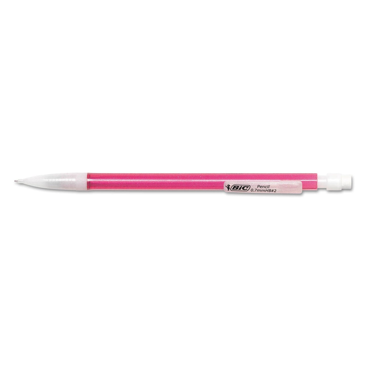 BIC Xtra-Sparkle Mechanical Pencil Value Pack, 0.7 mm, HB (#2.5), Black Lead, Assorted Barrel Colors, 24/Pack