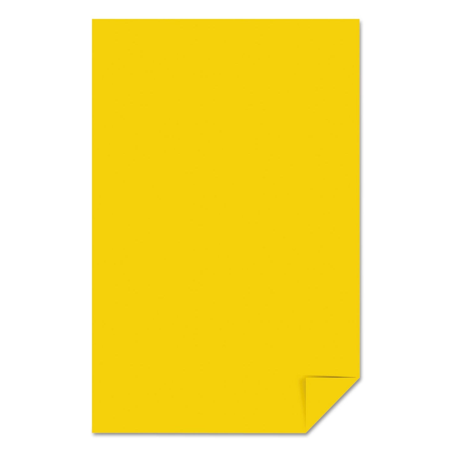 Astrobrights Color Paper, 24 lb Bond Weight, 11 x 17, Solar Yellow, 500/Ream