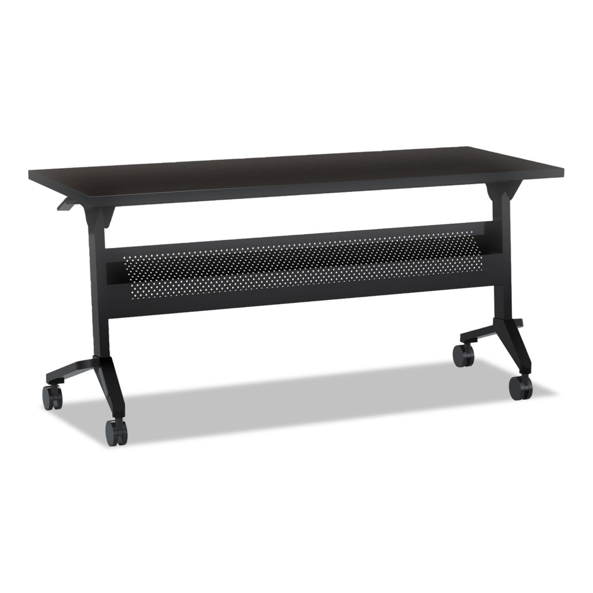 Safco Flip-n-Go Table Top, Rectangular, 48w x 24d, Mocha