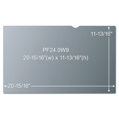 3M Frameless Blackout Privacy Filter for 24" Widescreen Monitor, 16:9 Aspect Ratio