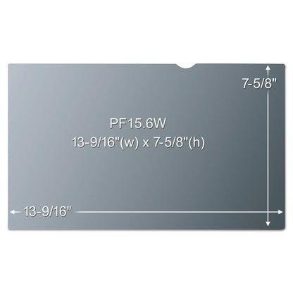 3M Touch Compatible Blackout Privacy Filter for 14" Widescreen LCD, 16:9 Aspect Ratio