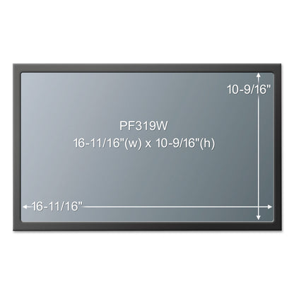 3M Framed Desktop Monitor Privacy Filter for 18.4" to 19" Widescreen LCD, 16:10