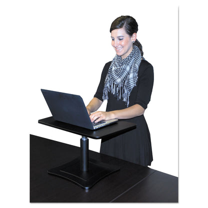 Victor DC230 Adjustable Laptop Stand, 21" x 13" x 12" to 15.75", Black, Supports 20 lbs