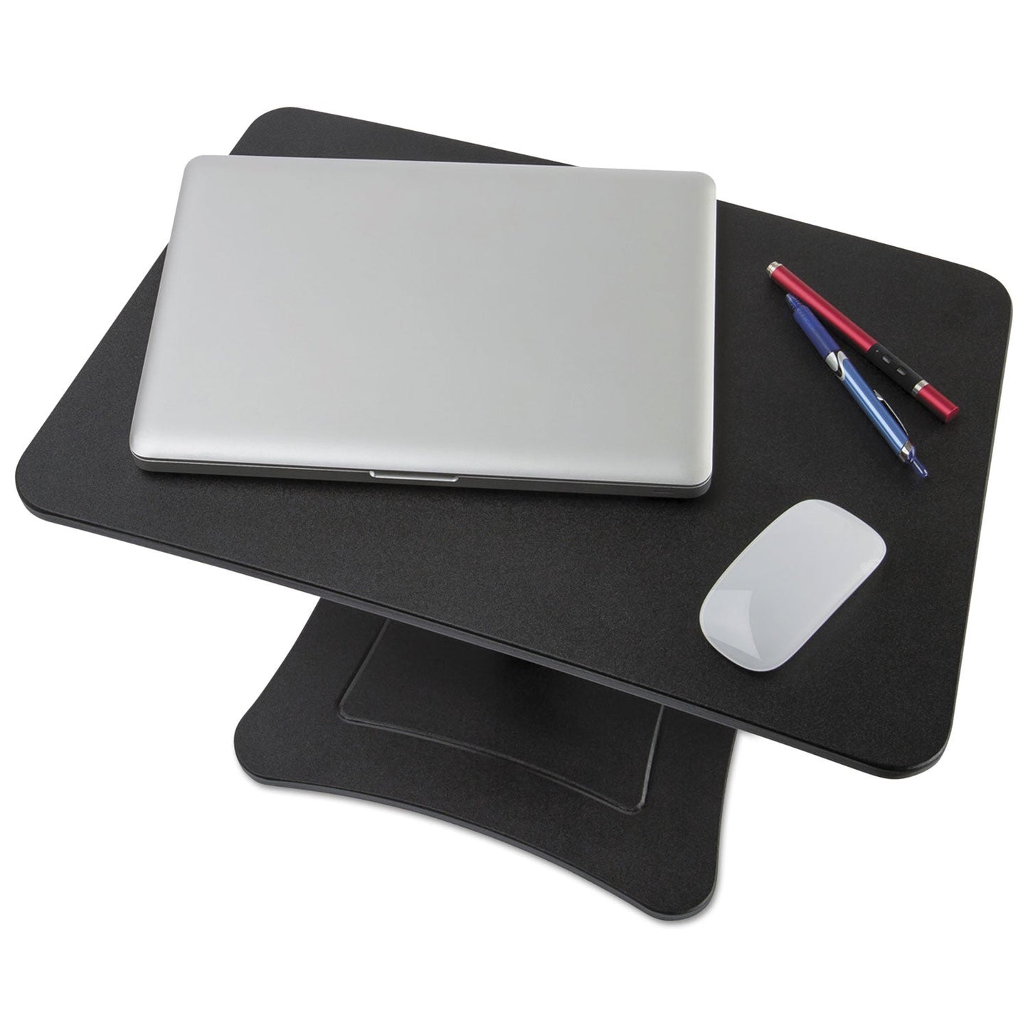 Victor DC230 Adjustable Laptop Stand, 21" x 13" x 12" to 15.75", Black, Supports 20 lbs