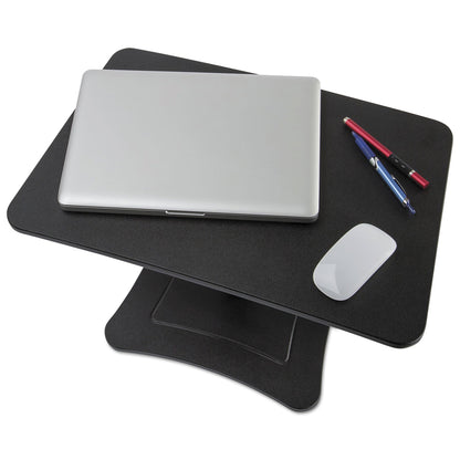 Victor DC230 Adjustable Laptop Stand, 21" x 13" x 12" to 15.75", Black, Supports 20 lbs