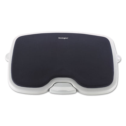 Kensington SoleMate Comfort Footrest with SmartFit System, 21.5w x 14d x 3.5 to 5h, Gray/Black