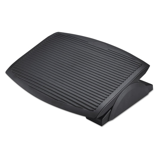 Alera Ergo Tilt Footrest, 13.75w x 17.75d x 3.38 to 5.13h, Black