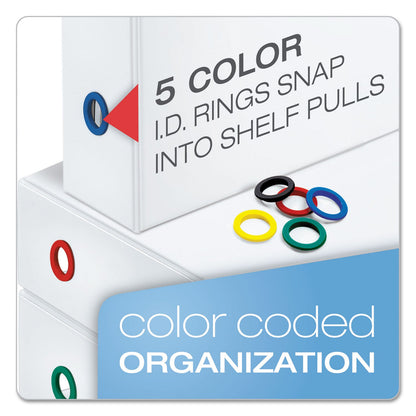 Cardinal FreeStand Easy Open Locking Slant-D Ring Binder, 3 Rings, 4" Capacity, 11 x 8.5, White
