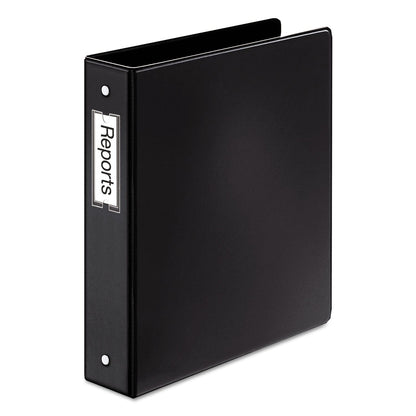 Cardinal Premier Easy Open Locking Round Ring Binder, 3 Rings, 1.5" Capacity, 11 x 8.5, Black