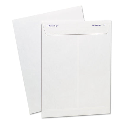 Ampad Gold Fibre Fastrip Release and Seal Catalog Envelope, #10 1/2, Cheese Blade Flap, Self-Adhesive Closure, 9 x 12, White,100/BX