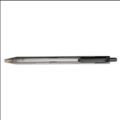Paper Mate InkJoy 100 RT Ballpoint Pen, Retractable, Medium 1 mm, Black Ink, Black Barrel, 20/Pack