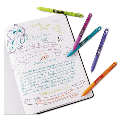 Paper Mate InkJoy Gel Pen, Retractable, Medium 0.7 mm, Assorted Ink and Barrel Colors, 14/Pack
