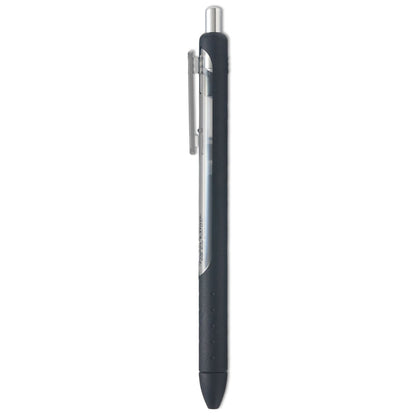 Paper Mate InkJoy Gel Pen, Retractable, Micro 0.5 mm, Black Ink, Black Barrel, Dozen