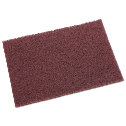 Scotch-Brite General Purpose Hand Pad, 6 x 9, Maroon, 20/Box, 3 Boxes/Carton