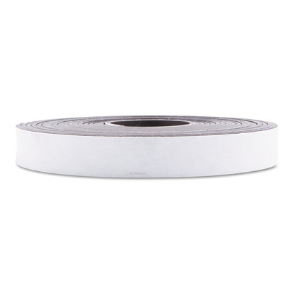 ZEUS Adhesive-Backed Magnetic Tape, 0.5" x 10 ft, Black