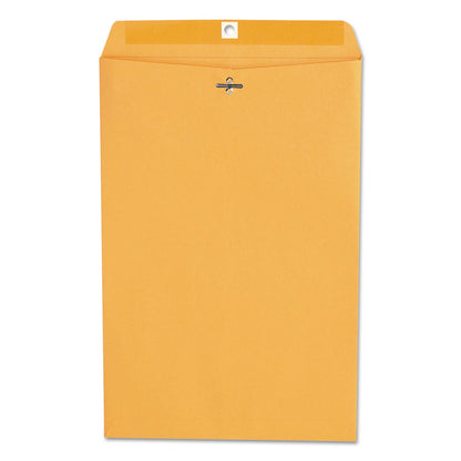 Universal Kraft Clasp Envelope, #98, Square Flap, Clasp/Gummed Closure, 10 x 15, Brown Kraft, 100/Box