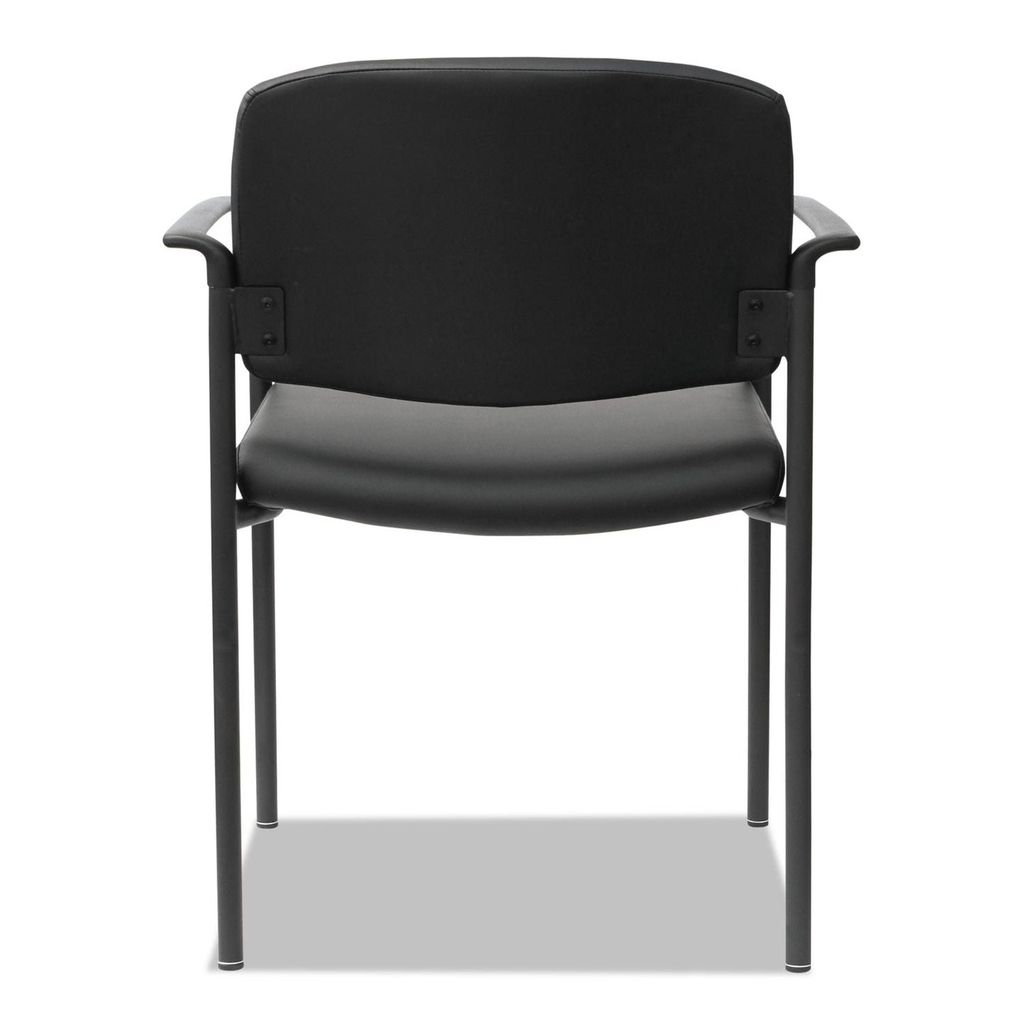 Alera Sorrento Series Ultra-Cushioned Stacking Guest Chair, Supports Up to 275 lb, Black, 2/Carton